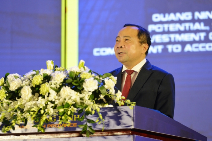 Thứ trưởng Thường trực Bộ KH&CN Vũ Hải Quân phát biểu tại hội nghị. Ảnh: Thu Chung