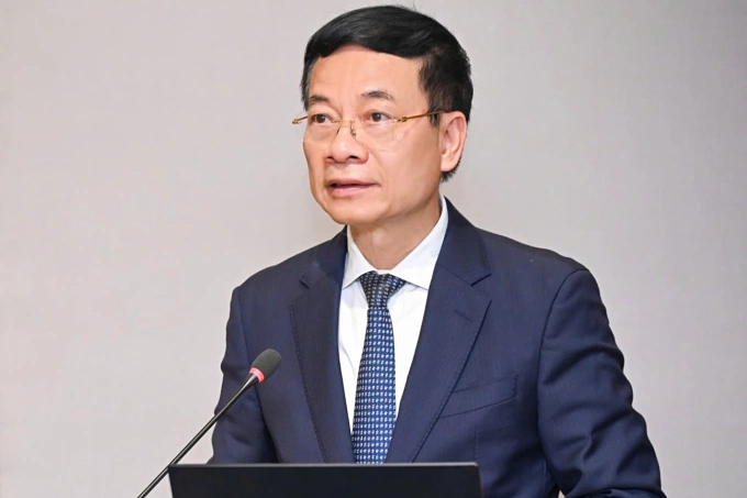 Bộ trưởng Khoa học và Công nghệ Nguyễn Mạnh Hùng. Ảnh: Minh Sơn