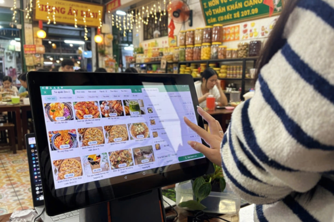 Giao diện hộ kinh doanh sử dụng phần mềm Aibat và phát hành hóa đơn điện tử. Ảnh: Aibat