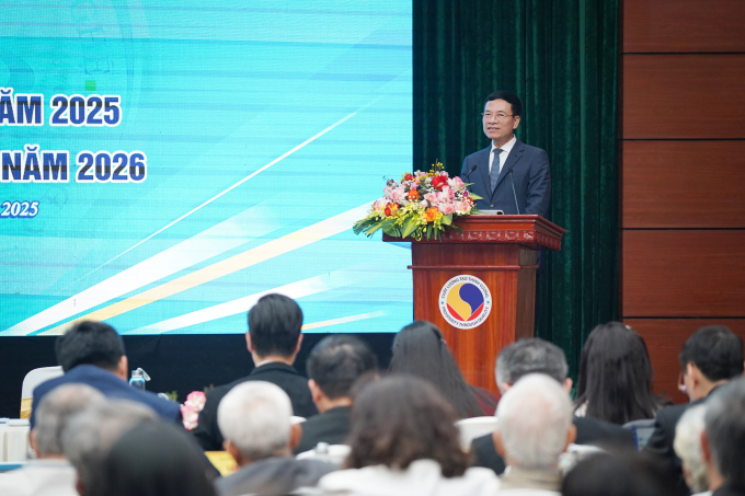 Bộ trưởng Nguyễn Mạnh Hùng phát biểu kết luận hội nghị. Ảnh: Lưu Quý