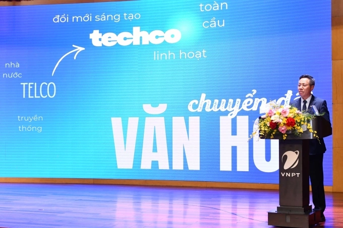 Chủ tịch Hội đồng thành viên VNPT Tô Dũng Thái. Ảnh: Thúy Quỳnh