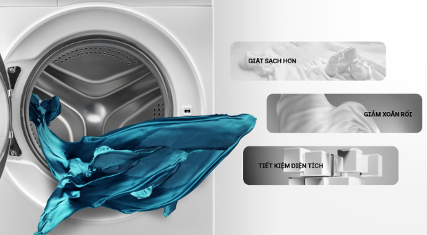 Quần áo ít rối xoắn, chăm sóc, bảo vệ tối ưu áo quần của cả gia đình.
