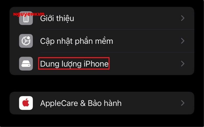 giải phóng dung lượng