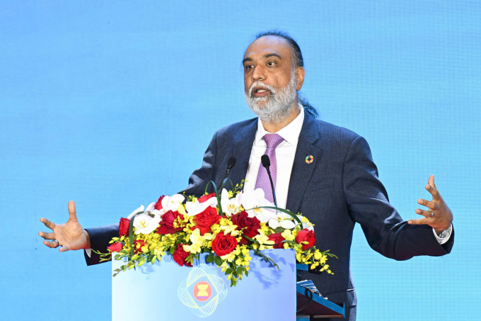 Phó tổng thư ký Liên hợp quốc kiêm Đặc phái viên về Công nghệ, ông Amandeep Singh Gill. Ảnh: Giang Huy
