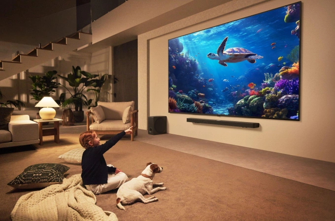 LG QNED evo AI QNED86 100 inch. Ảnh: LG