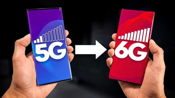 Minh họa về mạng 5G và 6G trên smartphone. Ảnh:Phonearena