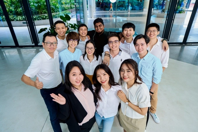 Đội ngũ Tư vấn và phát triển phần mềm Chăm sóc sức khỏe toàn cầu FPT Software, Tập đoàn FPT. Ảnh: FPT