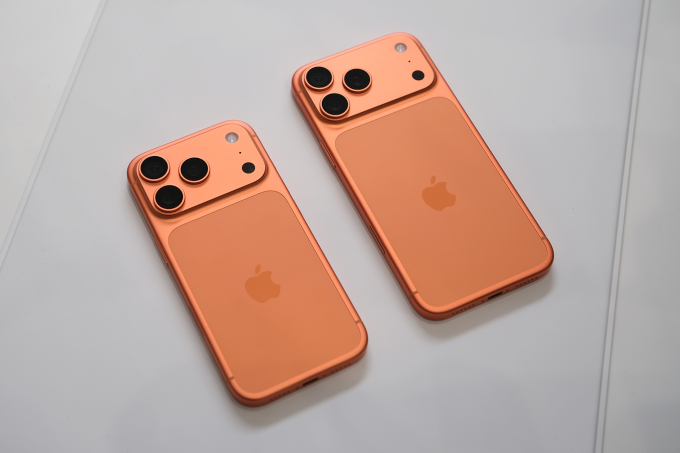 iPhone 17 Pro và 17 Pro Max tại lễ ra mắt ở Apple Park. Ảnh: Tuấn Hưng