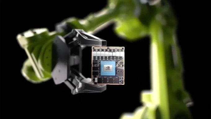 Mô đun Jetson AGX Xavier trang bị cho robot của Nvidia. Ảnh: Nvidia
