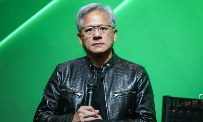 Jensen Huang, CEO Nvidia tại Triển lãm Computex 2024 tại Đài Loan, hồi tháng 6/2024. Ảnh: Khương Nha