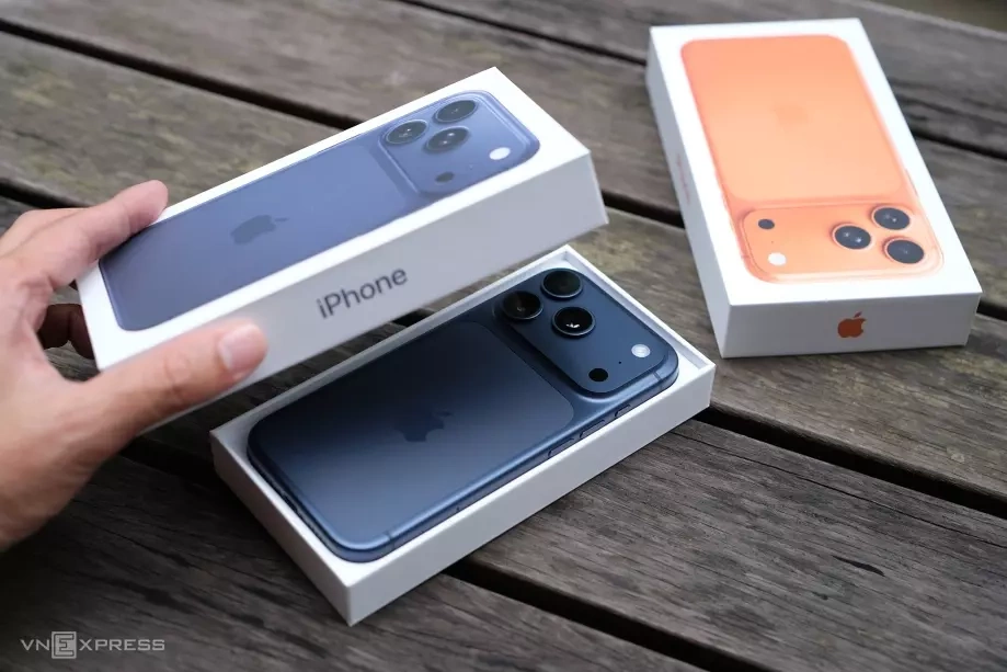 iPhone 17 Pro và iPhone 17 Pro Max. Ảnh: Tuấn Hưng